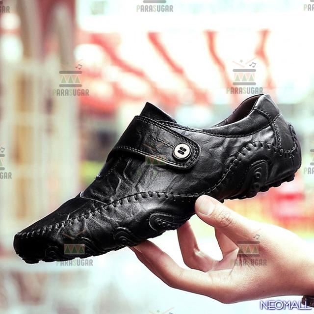 牛皮 型押し ☆ メンズ ビジネス レザー ワニ柄 シューズ ブラック サイズ 24.5cm 革靴  靴 カジュアル 屈曲性 通勤 軽量  【621】