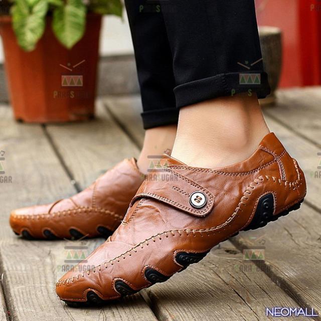 牛皮 型押し ☆ メンズ ビジネス レザー ワニ柄 シューズ ブラウン サイズ 26.0cm 革靴  靴 カジュアル 屈曲性 通勤 軽量  【621】