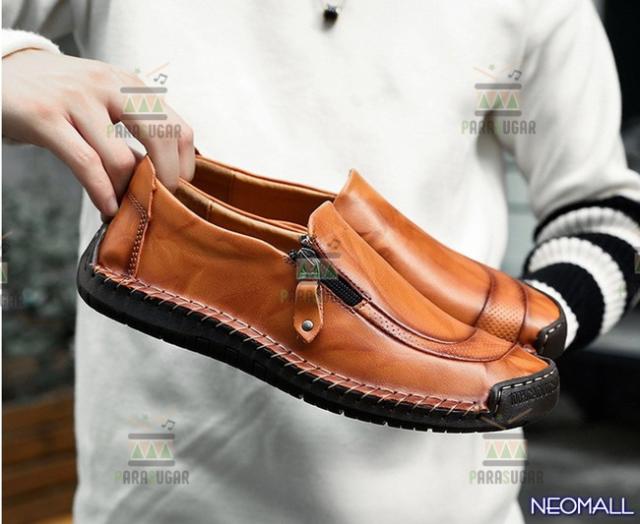 人気商品 ☆ メンズ ビジネス レザー シューズ ブラウン サイズ 27.5cm 革靴  靴 カジュアル 屈曲性 通勤 軽量  【622】