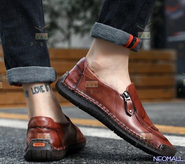 人気商品 ☆ メンズ ビジネス レザー シューズ ワインレッド サイズ 27.5cm 革靴  靴 カジュアル 屈曲性 通勤 軽量  【622】