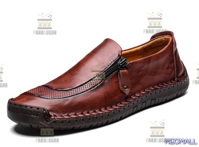 人気商品 ☆ メンズ ビジネス レザー シューズ ワインレッド サイズ 28.5cm 革靴  靴 カジュアル 屈曲性 通勤 軽量  【622】