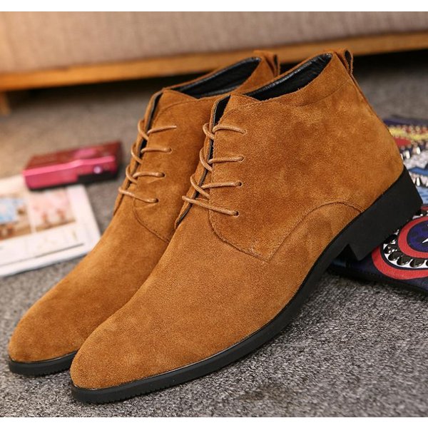 メンズ ビジネス レザー シューズ ブラウン  革靴 靴 カジュアル 屈曲性 通勤 軽量 インポート品【n149】