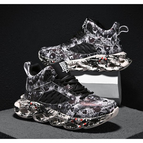 メンズ スニーカー ブラック 24.5cm〜29.0cm 靴 シューズ 防滑  通勤 通学 旅行 【239】の通販は 5,808円