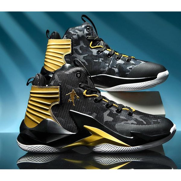 メンズ スニーカー カラーB 24.0cm〜27.5cm 靴 シューズ 防滑 バスケットシューズ 通勤 通学 旅行 【240】