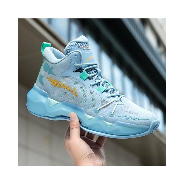 メンズ スニーカー ブルー 23.0cm〜27.5cm 靴 シューズ 防滑 バスケットシューズ 通勤 通学 旅行 【245】