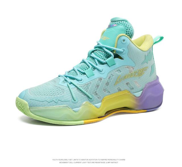 メンズ スニーカー パープル 23.0cm〜27.5cm 靴 シューズ 防滑 バスケットシューズ 通勤 通学 旅行 【245】