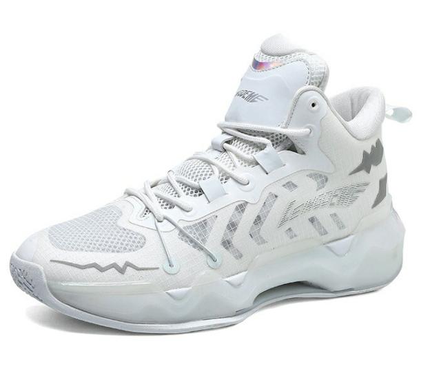 メンズ スニーカー ホワイト 23.0cm〜27.5cm 靴 シューズ 防滑 バスケットシューズ 通勤 通学 旅行 【245】