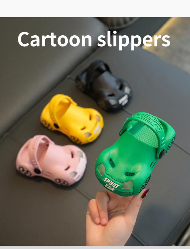 サンダル キッズ ブラック / グリーン / イエロー / ピンク スポーツカー 夏 海 リゾート n752の通販は