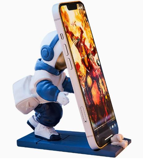 宇宙飛行士 スマホスタンド オブジェ インテリア 怠惰な男 追いかける男 デスクトップスタンド n945_5