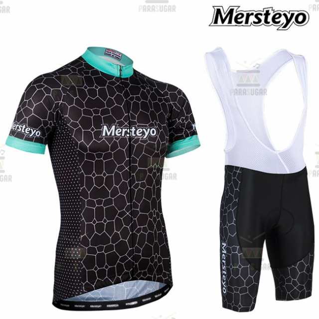 サイクリングウェア mersteyo 半袖 2点セット 自転車 ウェア サイクルジャージ 吸汗速乾防寒 新品 インポート品【660】の通販は