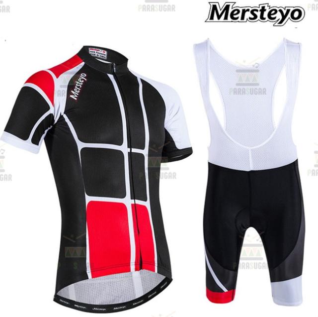 サイクリングウェア mersteyo 半袖 2点セット 自転車 ウェア サイクルジャージ 吸汗速乾防寒 新品 インポート品【683】の通販は 7,036円