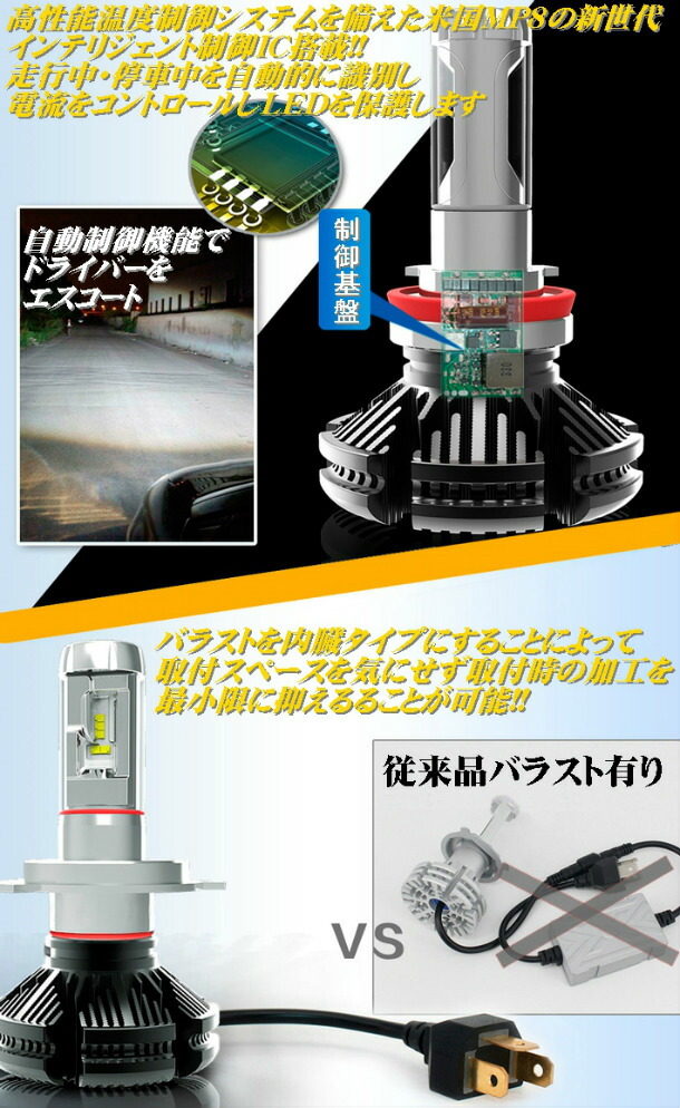 LEDヘッドライト クラス最強12000LM イエロー ブルー ホワイト 3色着替可能 セットH4 Hi/Lo切替 H1/H3/H8/H11/H16/HB3/HB4/PSX26から選択可能 新基準車検OK6500k 8000LM超え_5