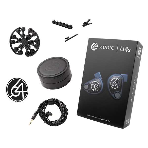 64 AUDIO　U4s (64A-7051) 有線イヤホン カナル型 リケーブル対応 高音質 apex ハイブリッドドライバー(送料無料)｜au  PAY マーケット