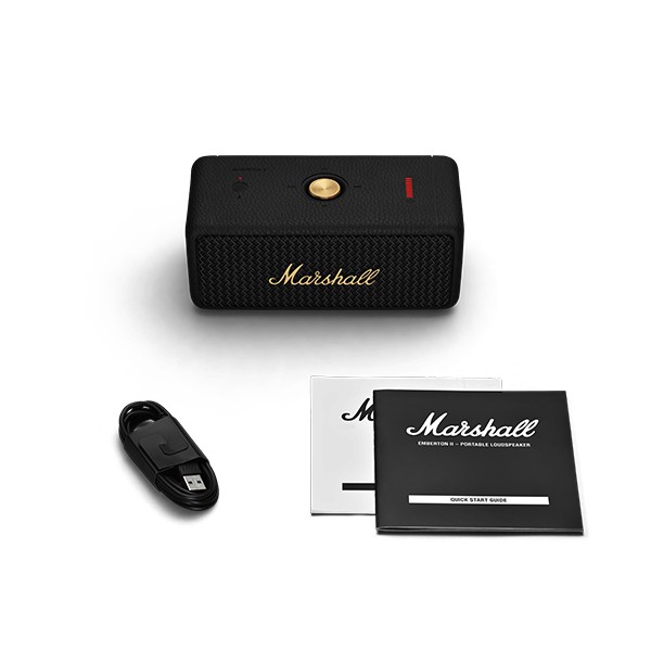 Bluetooth スピーカー Marshall マーシャル Emberton II Black and Brass ブラック 防水 防塵  IP67【送料無料】｜au PAY マーケット