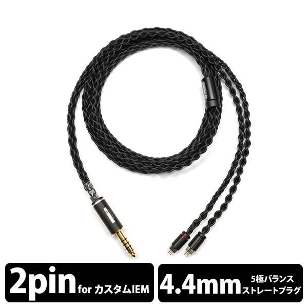 NOBUNAGA Labs ノブナガラボ CASSINI-AXIS (カッシーニ-アクシス) 4.4mm5極バランス/カスタムIEM2pin  (NLA-CSN-AXS) リケーブル イヤホン｜au PAY マーケット