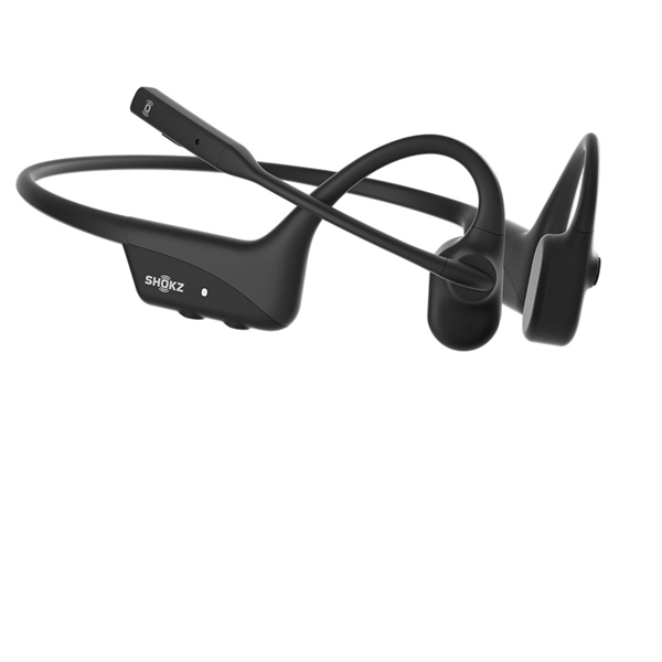 Shokz OpenComm2 Black ショックス 骨伝導ヘッドセット 骨伝導イヤホン