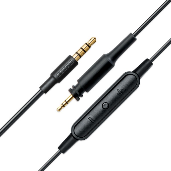 お取り寄せ) マイク付きヘッドホンケーブル SHURE SRH440A/SRH840A専用 マイク＋リモコン付き交換ケーブル (RMCH1-UNI)  シュアー ヘッドホン ケーブル (送料無料)の通販はau PAY マーケット - e☆イヤホン | au PAY マーケット－通販サイト