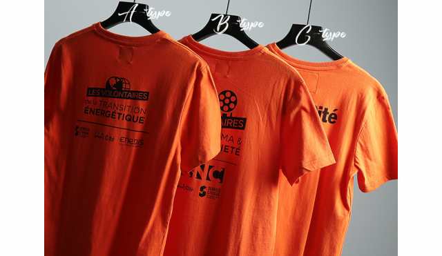 数量限定 半袖Tシャツ バックプリント オレンジ 夏 トップス メンズ レディース [3色]#TA106 M便 BL｜au PAY マーケット