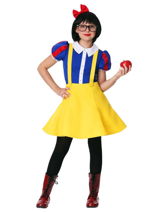 白雪姫 コスチューム コスプレ 大人 衣装 ドレス リボン 仮装 ハロウィン  WHITE