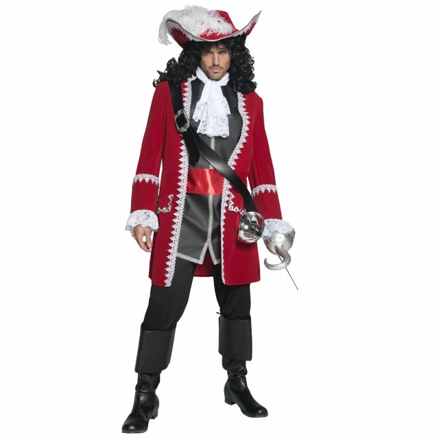 キャプテン・フック コスプレ フック 船長 海賊 衣装 コスチューム 仮装 ピーターパン パイレーツ CAPTAIN HOOK｜au PAY マーケット