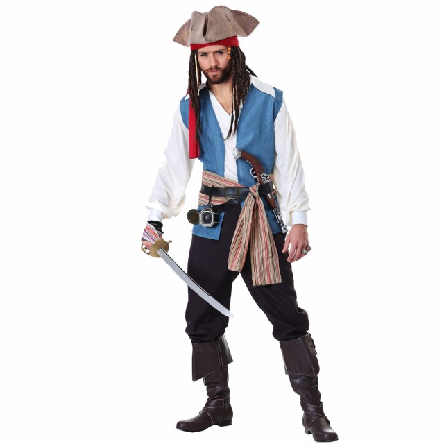 海賊 メンズ 大きいサイズ オブカリビアン ハロウィン コスプレ パイレーツ コスチューム 衣装 Pirateの通販はau Pay マーケット La La