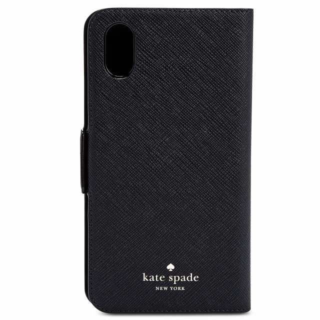 iPhone XR 黒 ケースケイトスペード kate spadeスマホアクセサリー