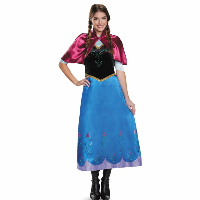 送料無料 アナと雪の女王 アナ 大人用 衣装 Disney ドレス 仮装 ハロウィン ディズニー Frozenの通販はau Pay マーケット La La