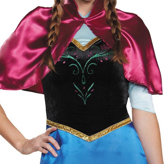 大人用ディズニー公式FROZEN II アナ コスプレ衣装