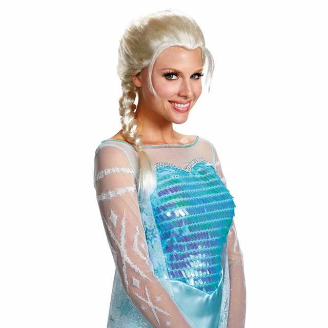 送料無料 アナと雪の女王 エルサ 大人用 ウィッグ 衣装 Disney 仮装 ハロウィン ディズニー Frozenの通販はau Pay マーケット La La