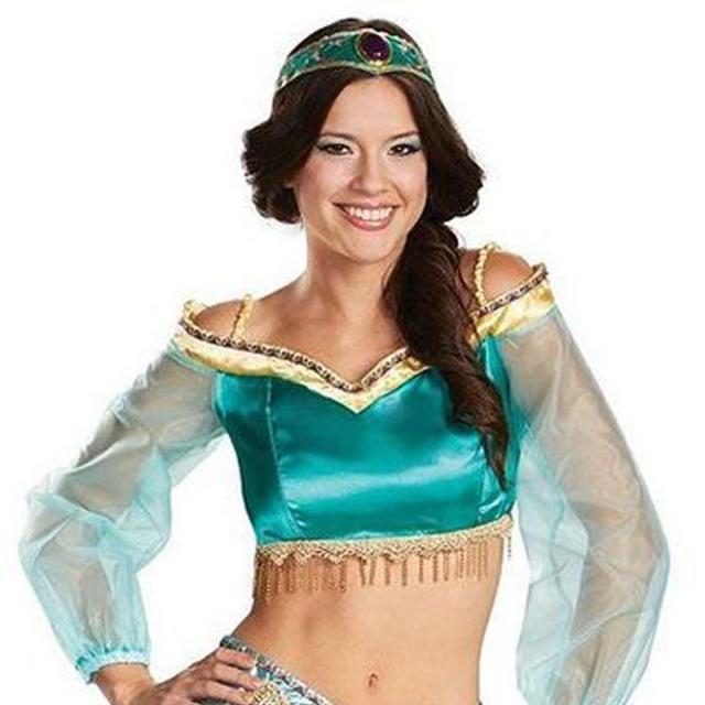 送料無料 アラジン ジャスミン 大人用 セクシー 衣装 コスプレ