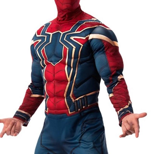 送料無料 スパイダーマン 大人用 スーツ コスプレ コスチューム
