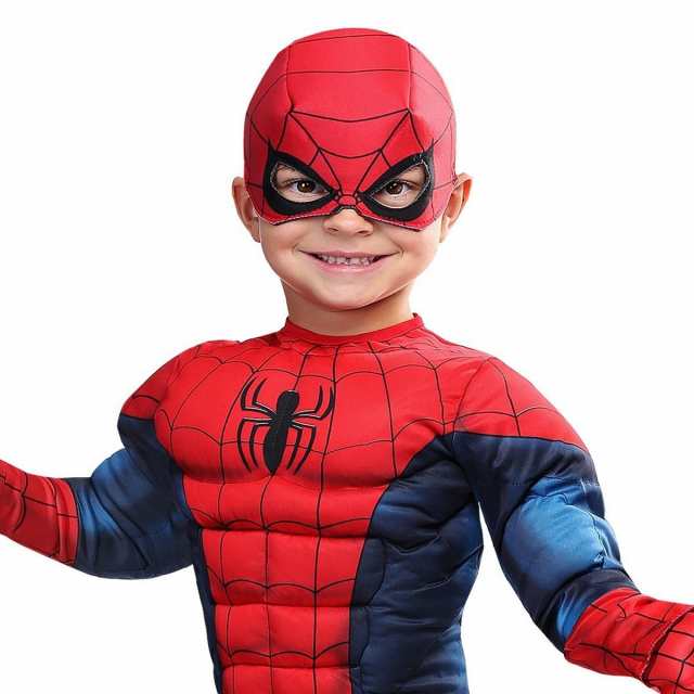 80%OFF!】 スパイダーマンパジャマ仮装ハロウィンコスプレ男の子 kids