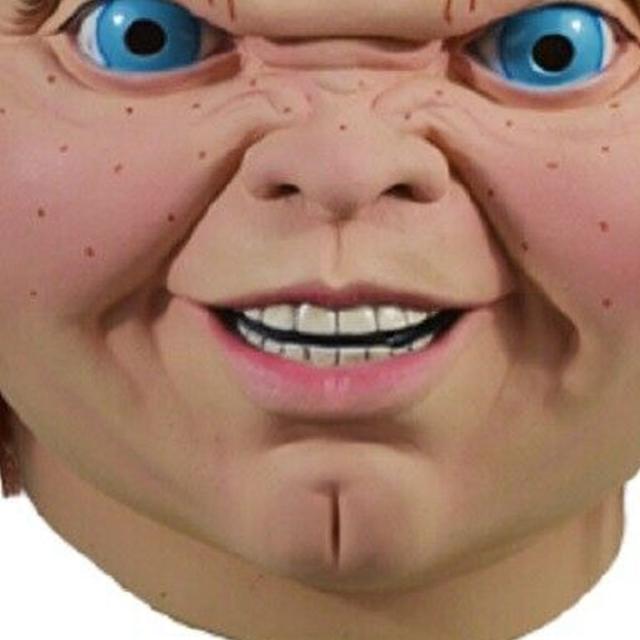 送料無料 チャイルドプレイ チャッキー 大人用 マスク 変身用 コスプレ