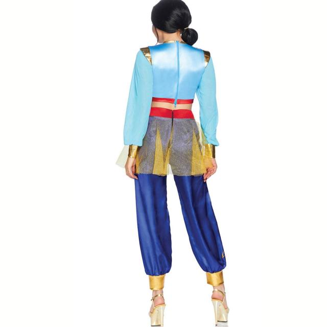 アラジン　ジャスミン　 コスプレ衣装 一式セット　大人 Amazon.co.jp: ジャスミン コスプレ衣装 大人 アラジン