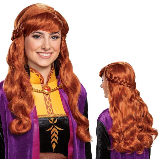 送料無料 アナと雪の女王 2 アナ ウイッグ かつら アナ雪 キッズ コスプレ 衣装 仮装 コスチューム Frozen 2