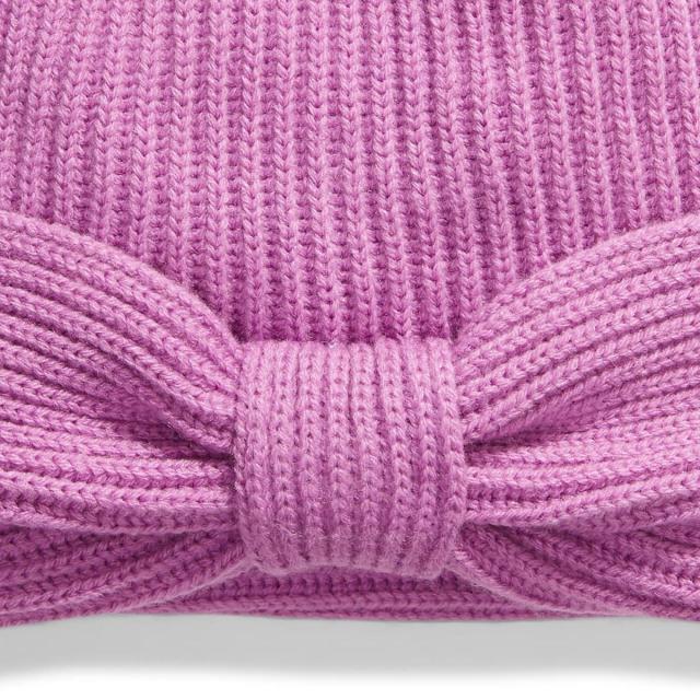 送料無料 ケイトスペード ニット帽 リボン ブランド レディース