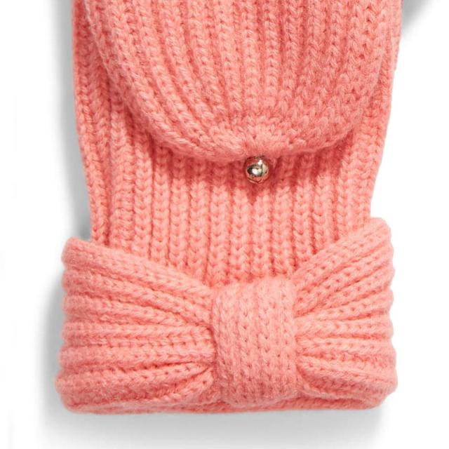 送料無料 ケイトスペード 手袋 リボン レディース スマホ対応 指なし