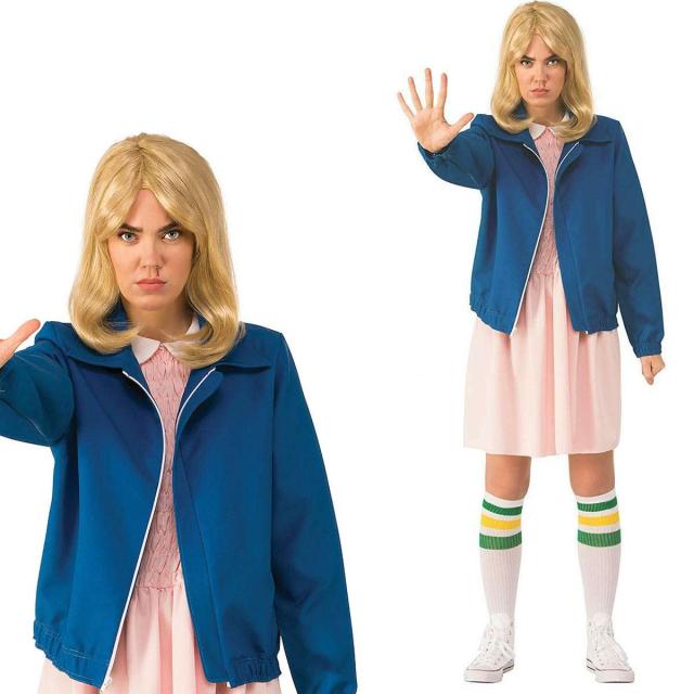 送料無料 ストレンジャーシングス イレブン ジャケット コスプレ レディース 大人 女性 ハロウィン コスチューム StrangerThings