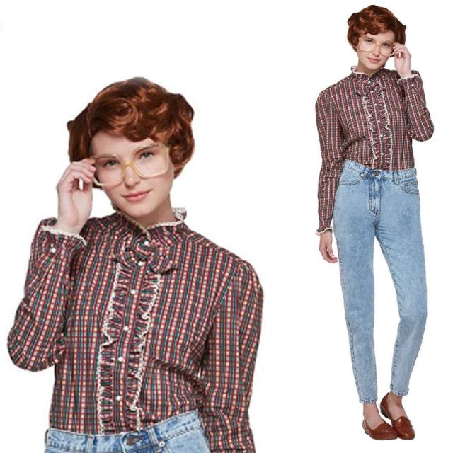 送料無料 ストレンジャーシングス バーブ シャツ コスプレ レディース 大人 女性 ハロウィン コスチューム StrangerThings