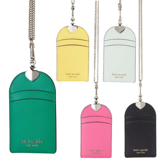 送料無料 ケイトスペード 社員証 ケース ストラップ ブランド Idホルダー 首掛け 可愛い カード Kate Spade New Yorkの通販はau Pay マーケット La La Au Pay マーケット店