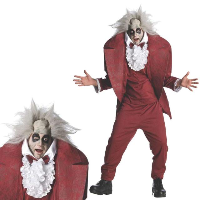 送料無料  首無し男 ビートルジュース ホラー コスプレ 衣装 仮装 コスチューム イベント