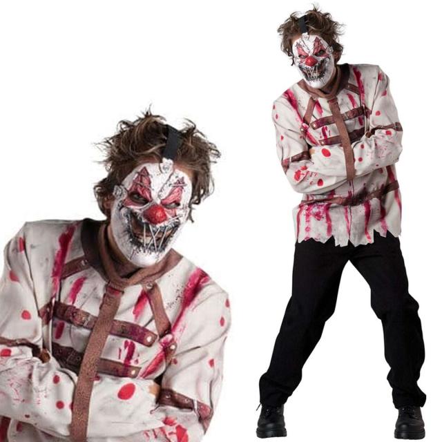 送料無料  ピエロ ホラー スプラッター コスプレ 衣装 仮装 コスチューム イベント の通販は 8,809円