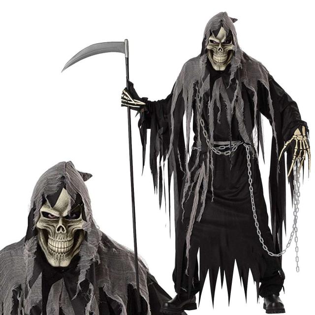送料無料  死神 ホラー スプラッター コスプレ 衣装 仮装 コスチューム イベント