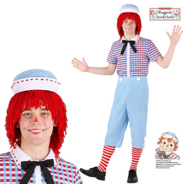 送料無料  ラガディ・アン・ストーリーズ アンディ Andy コスプレ 衣装 仮装 コスチューム イベント