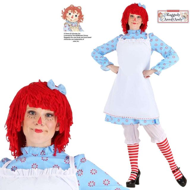 送料無料  ラガディ・アン・ストーリーズ アン Ann コスプレ 衣装 仮装 コスチューム イベント