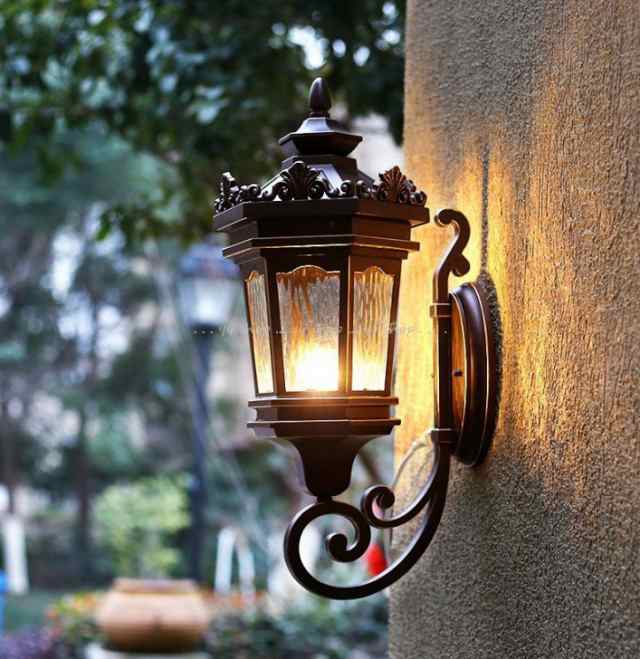 掛け照明 銅製 壁掛け灯照明 玄関灯 アンティーク 外灯 廊下 屋外 インテリア