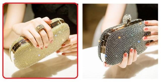 O9クラッチバッグ レディース バッグ クリスタルショルダーバッグ