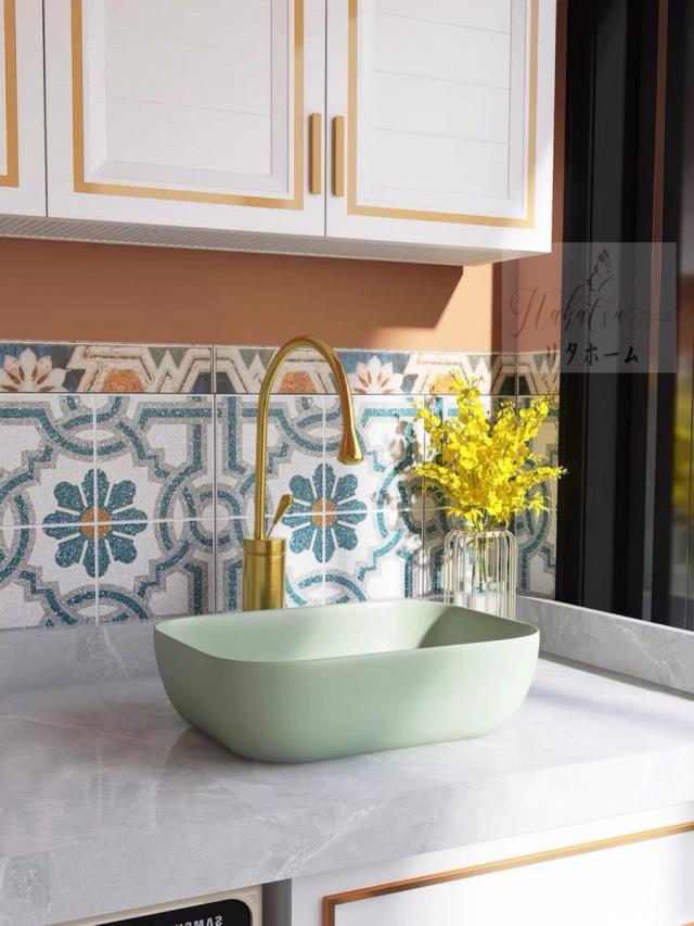 高級洗面台 ．洗面ボウルセット 洗面ボール 陶器 手水鉢 ．手洗器