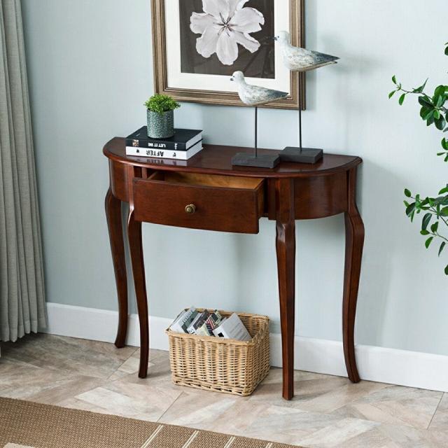 高級サイドテーブル コンソールテーブル ．玄関テーブル 花台 電話台