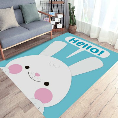 FM34ラグカーペット リビングマット ラグマット 動物シリーズ 滑り止め付 ホットカーペット対応 床暖房対応 サイズオーダー可能